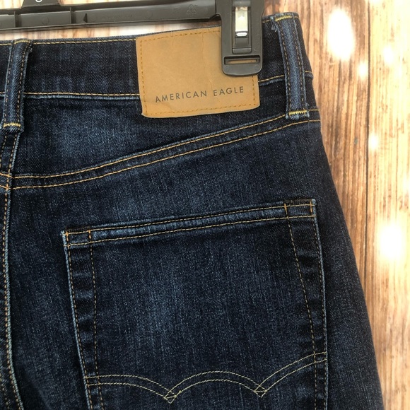 American Eagle Outfitters Airflex+ Athletic Fit Blue Jeans - Picture 9 of 13